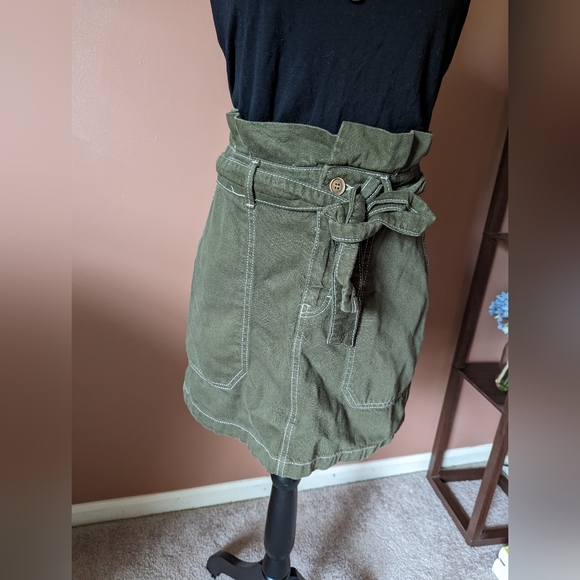 Free People Skirt | Army Green - Picture 2 of 5